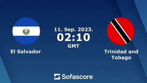 Liveticker mit allen Spielereignissen, Toren und Statistiken zum Spiel El Salvador - Trinidad & Tobago.